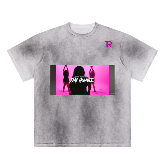 Stay Humble Sun Fade Hand-Painted T-Shirt