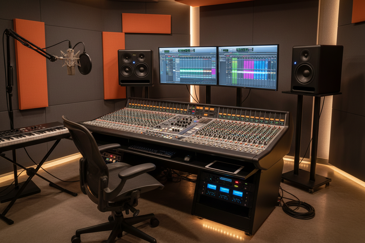 Professional Music studio set up 